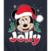 Men's - Disney - Mickey Mouse Christmas Jolly Graphic Fleece Sweatshirt - 2 of 4