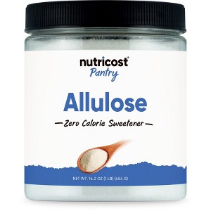 Nutricost Allulose Sweetener (1 LB) - KETO Sugar, 0 Calorie, Low Carb, Natural Sugar Alternative, Crystalline Powder - 1 of 4