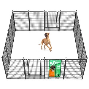 FXW Rollick Dog Playpen for Indoor, Yard, RV Camping, Panels for Puppy and Small Dogs│Patented - 1 of 4