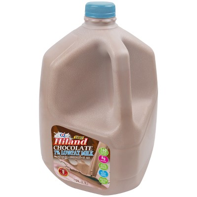 Hiland 1% Chocolate Milk - 128 fl oz