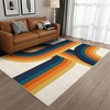 COZONY Washable Runner Mat, Non-Slip Low Pile, Abstract Pattern Rug for Hallway, Kitchen, Laundry Room - 3 of 4