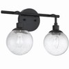 Craftmade Lighting Que 2 - Light Vanity in  Flat Black - 2 of 4