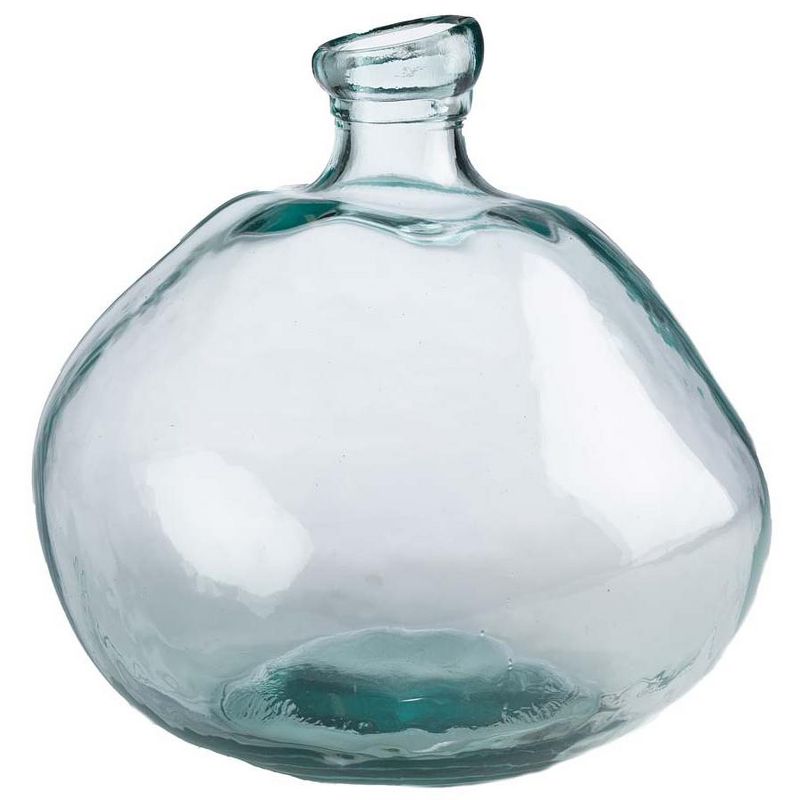 VivaTerra Recycled Round Glass Balloon Vase, 13", 1 of 3