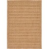 Unique Loom    Outdoor Border Checkered Area Rug - 2 of 4