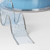 18’ Christmas Premium Sheer Ribbon Light Blue/Silver - Wondershop™ - 3 of 3