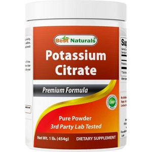 Best Naturals Potassium Citrate Pure Powder 1 Pound - 1 of 4