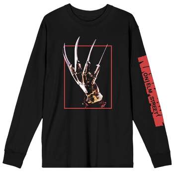 Freddy Nightmare On Elm Street Long Sleeve Tee Shirt