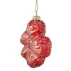 Northlight 3.5" Pink Iridescent Glass Flower Christmas Ornament - 3 of 4
