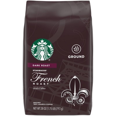 Starbucks French Roast Dark Roast Ground Coffee - 28oz