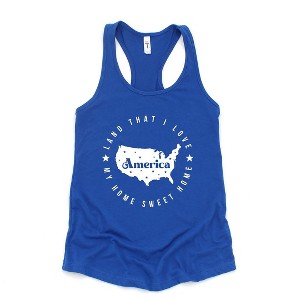 Simply Sage Market Women's Land That I Love Circle Racerback Tank - 1 of 4