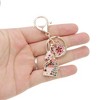 Unique Bargains Mushroom House Handbag Charms Keychains 1 Pc - 4 of 4