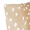 18"x18" Skyline Furniture Square Outdoor Throw Pillow Fawn Natural - 3 of 4