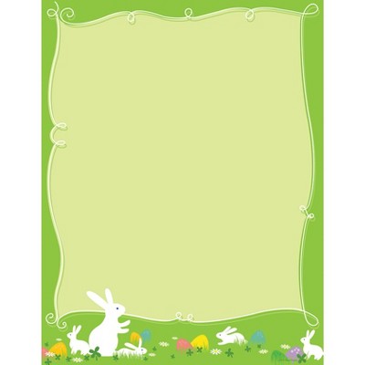 80ct Hippity Hop Letterhead Green