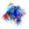 Italian Ornaments 4.0 Inch Golden Plumme Clip On Peacock Feathers Tree Ornaments - 3 of 4