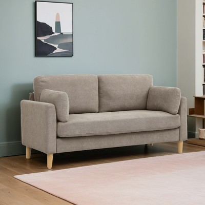 Modern Minimalist 2-Seater Sofa - Leovsnove