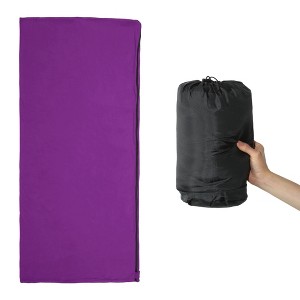 Unique Bargains Sleeping Bag Liner for Camping Travel Hotels Hostels - 1 of 4