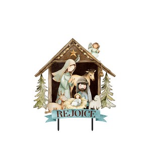 Briarwood Lane Christmas Metal Art 26x18 Holy Nativity For Christmas Metal Art - 1 of 3