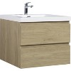Chery Life 29.5" W Floating Bathroom Vanity with Sink, Modern Wall-Mounted Bathroom Storage Vanity Cabinet with Resin Top Basin & Soft Close Drawers - 2 of 4