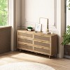 VYNXARIA 51.18inch 6-Drawers Rattan Storage Cabinet Rattan Drawer,for Bedroom,Living Room - 2 of 4