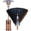 Fire Sense 02054 Outdoor Vinyl Head Cover For Fire Sense LPG Patio Heaters Heavy Duty 10 Gauge Felt Lined Waterproof Weather Resistant, 32" Reflectors - 2 of 4