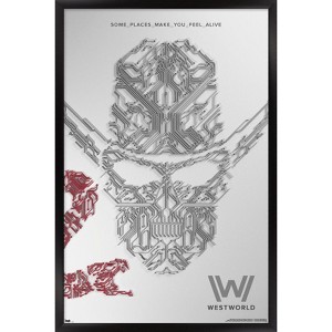 Trends International Westworld - White Framed Wall Poster Prints - 1 of 4