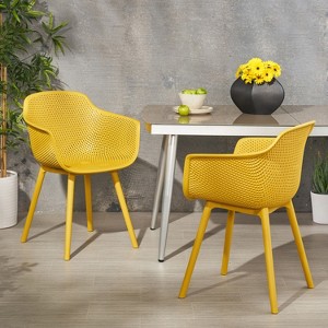 Gulches Outdoor Chair for Patio, Outdoor, Garden, Poolside for Patio, Outdoor, Garden, Poolside, Yellow - 1 of 4
