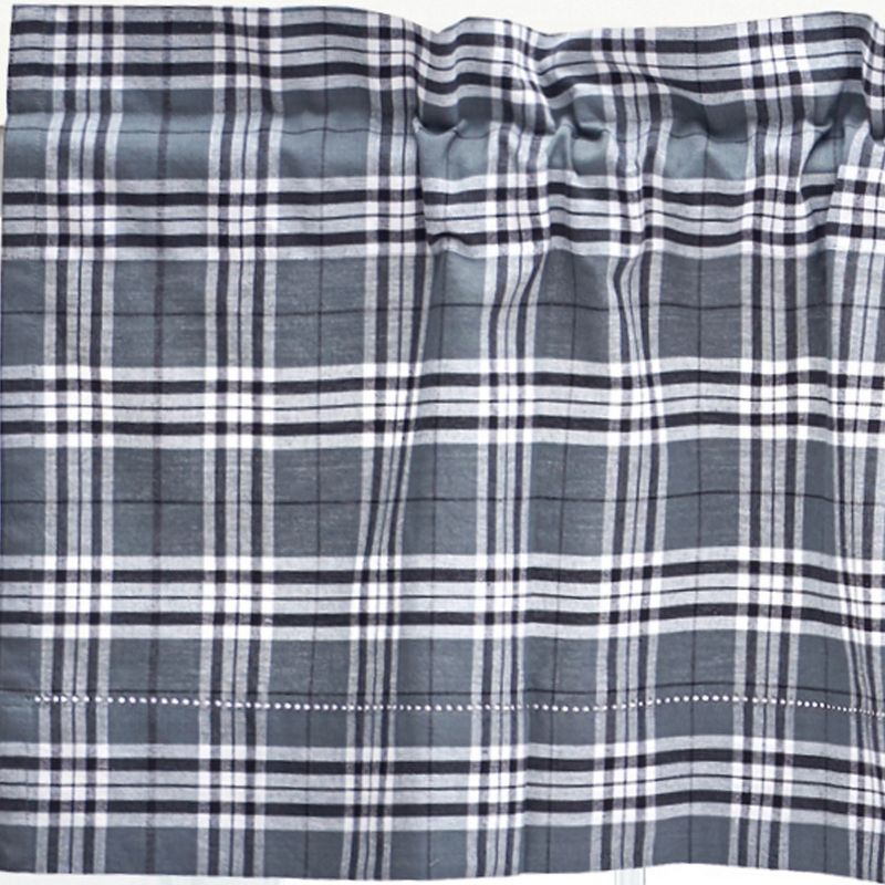 C&F Home Max Plaid Navy Blue Valance Collection, 3 of 5