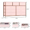 10 Drawers Fabric Dresser for Bedroom with Storage, TV Stand with Waterproof Wood Top - 3 of 4