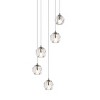 Elegant Lighting Eren 5 lights Chrome pendant - 3 of 4
