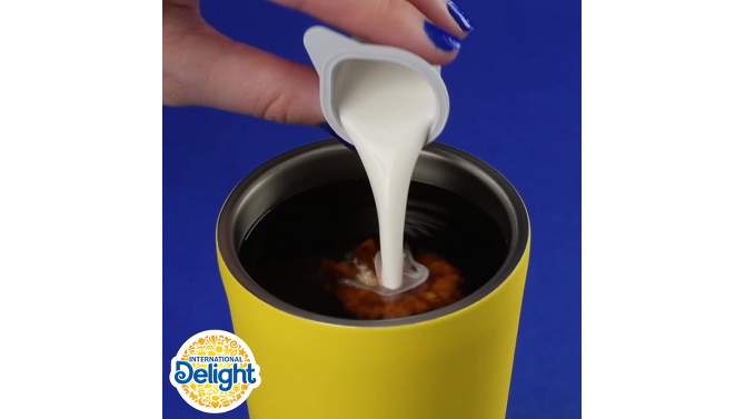 International Delight Sugar-Free, Zero Sugar Caramel Macchiato Coffee Creamer - 32 fl oz (1qt) Bottle, 2 of 13, play video