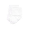 Luvable Friends Baby Newborn and Baby Terry Socks, White - 3 of 3