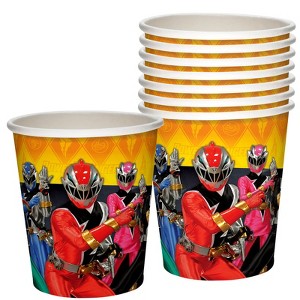 Treasures Gifted Power Rangers Cups - Power Rangers Party Supplies - 8 Pack - 1 of 1