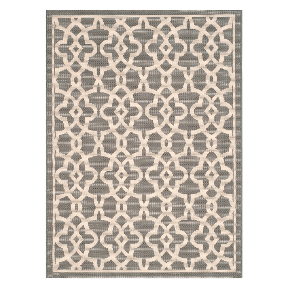 Courtyard Raquel Outdoor Rug Gray/Beige