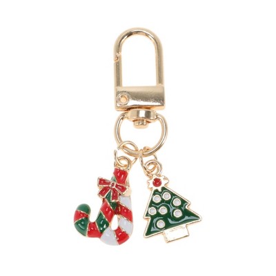 Unique Bargains Christmas Keychain Lobster Clasp Keychain Zinc Alloy 2.17"