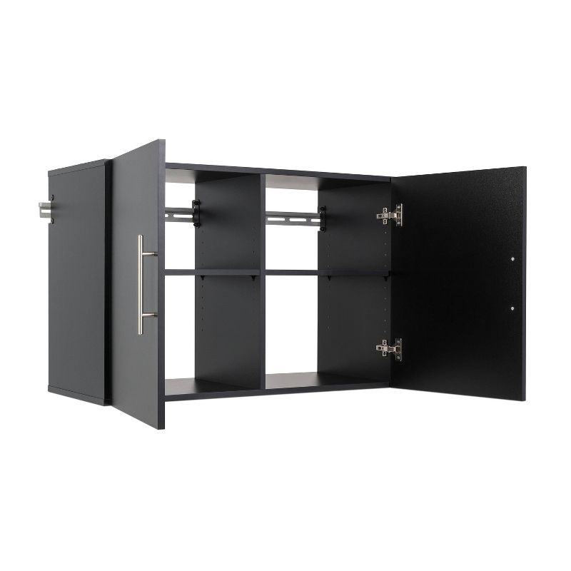 Hangups Upper Storage Cabinet Black - Prepac, 4 of 17