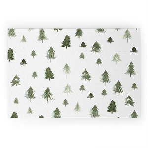 Gabriela Fuente winter forest Welcome Mat -Society6 - 1 of 3