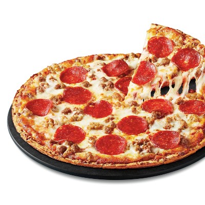 Thin Crust Three Meat Frozen Pizza 17.25oz - Market Pantry™