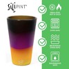 Silipint: Silicone 16 oz Pint Glass Set, 2 Pack Sun Storm - 2 of 4