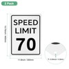 Unique Bargains Aluminum Weather Resistant Waterproof Rust Free Traffic Sign 2 Pcs - 2 of 4