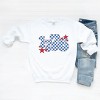 Simply Sage Market Patriotic 1776 Checkered Sweatshirt - 3 of 4