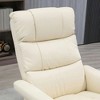 Resenkos Swivel Recliner with Ottoman, Massage Recliner Chair with Remote, Faux Leather, - 2 of 4