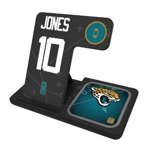 NFL Jacksonville Jaguars Players Game Tactic 15-Watt 3 in 1 Charging Station - 1 of 4