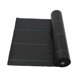 6Ft x 300Ft Heavy Duty Weed Barrier Fabric, 2.4 Oz Professional Grade Landscape Fabric, Weed Block Gardening Mat for Plant Bed, Erosion Control - 1 of 4
