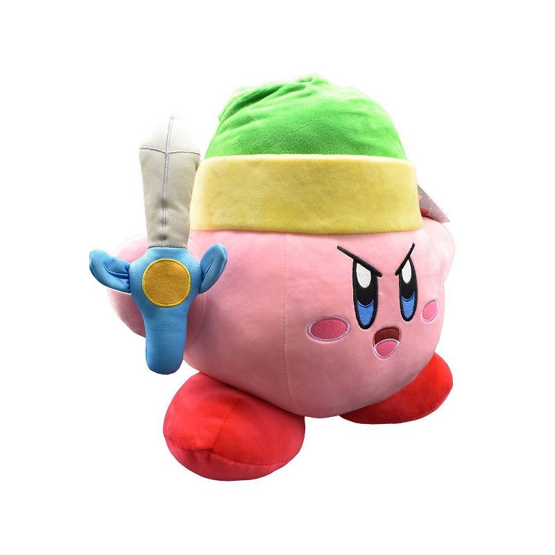 Nintendo 12&#34; Plush Kirby with Sword, 2 of 11
