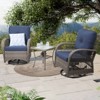 UPTIOT Outdoor 2 - Person Outdoor Seating Group with Cushions - 2 of 4