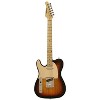 Sawtooth ET Series Left-Handed Electric Guitar, Sunburst with Aged White Pickguard - 2 of 4
