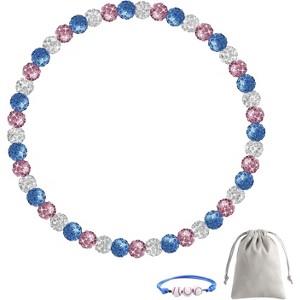 Men's Baseball Bead Necklace - 16" to 20" Adjustable Team Sports Necklace for Players & Fans - 1 of 4