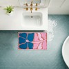 Stupell Industries Midcentury Flower Symmetry Printed Plush Bath Mat And Bath Rug, Design By Aralma, 18"X30" - 3 of 4