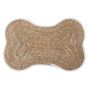 Park Life Designs Loxely Dog and Cat Feeding Placemat - Beige - 1 of 4