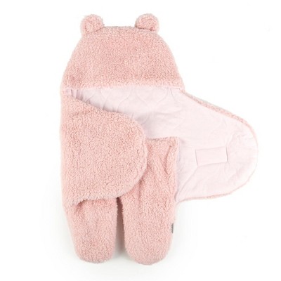 Tadpoles Tadpoles Super Soft Plush Swaddle Wrap - Blush | 100% Microfiber Plush Polyester | Soft, Smooth & Durable